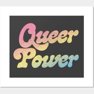 Queer Power / Original Retro Typography Design Posters and Art